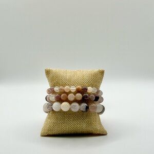 Elegant Multi-Color Beaded Bracelet Set